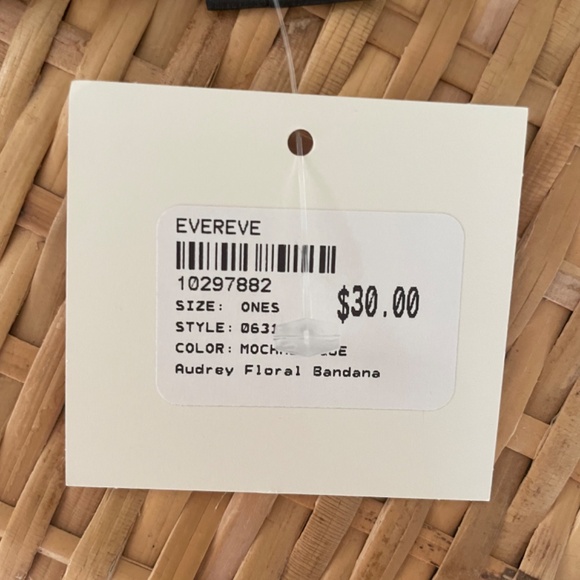 Evereve Audrey Floral Bandana NWT - Picture 6 of 6